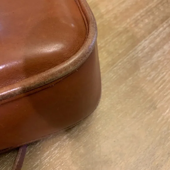 Vintage Coach City Bag in British Tan Made in the United States with hang tag - Picture 8 of 16